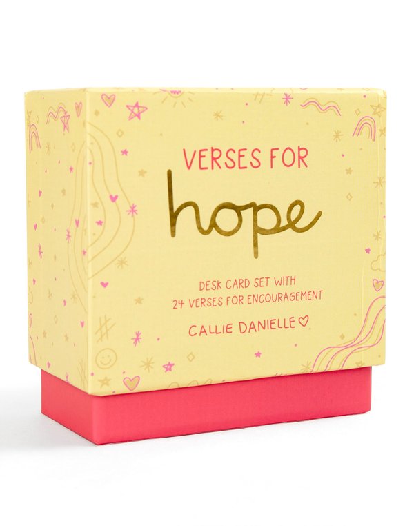 Verses For Hope – Bible Verse Card Set with Display Stand, 6 of 6