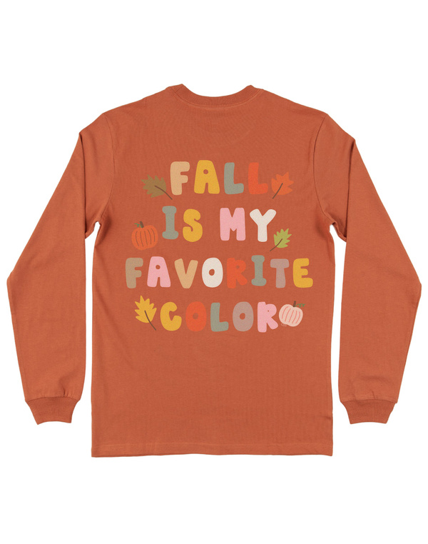Fall Is My Favorite Color - Callie Long-Sleeve Tee - Spice, 3 of 5
