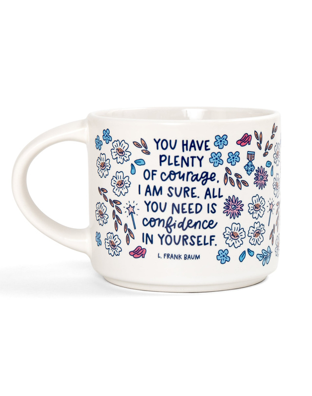 Plenty of Courage Wizard of Oz Large Ceramic Mug, 4 of 4