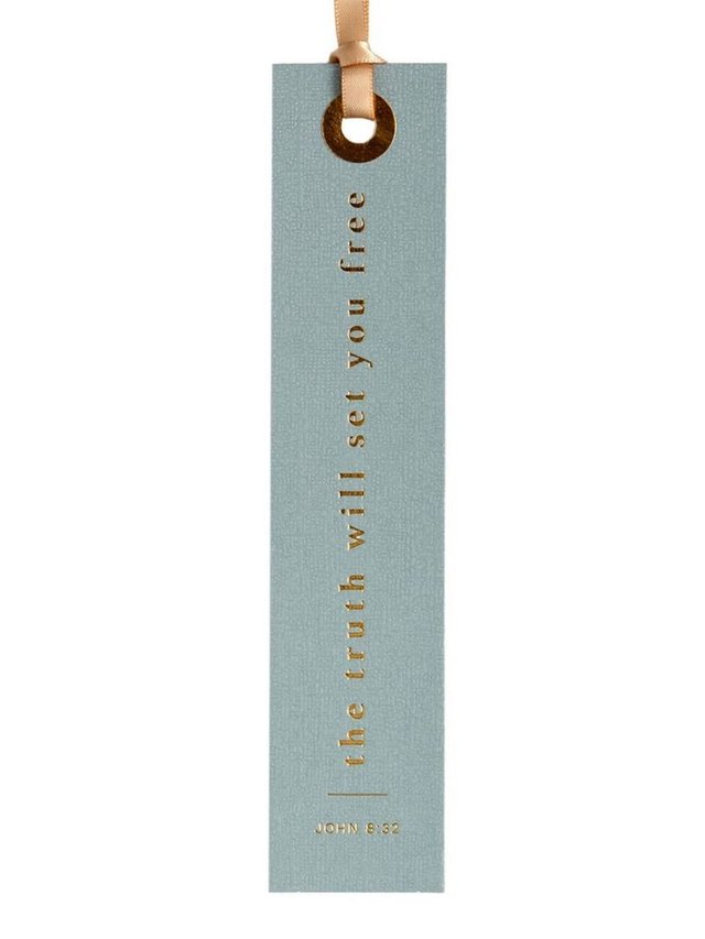 The Truth Will Set You Free Scripture Bookmark, 2 of 2