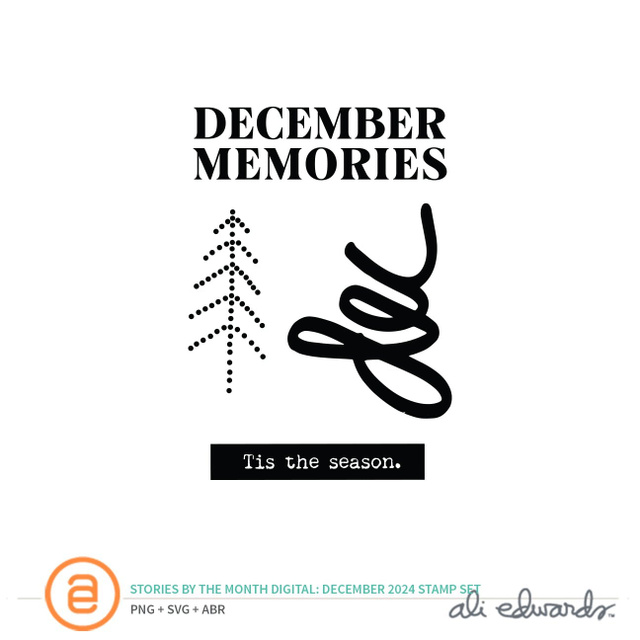 December 2024 3×4 Digital Stamp Set, 1 of 1