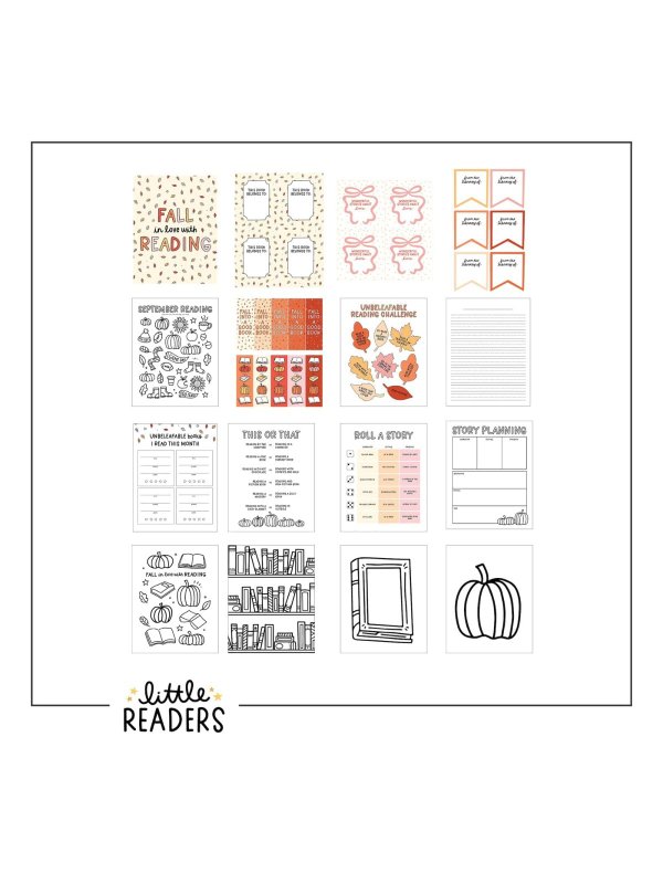 Fall Into A Good Book Little Readers Digital Bundle , 1 of 3