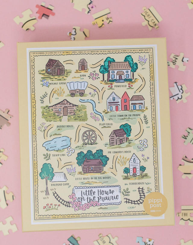Little House on the Prairie Map - 500 Piece Jigsaw Puzzle, 2 of 8