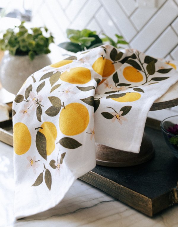Orange Orchard Tea Towel, 4 of 5