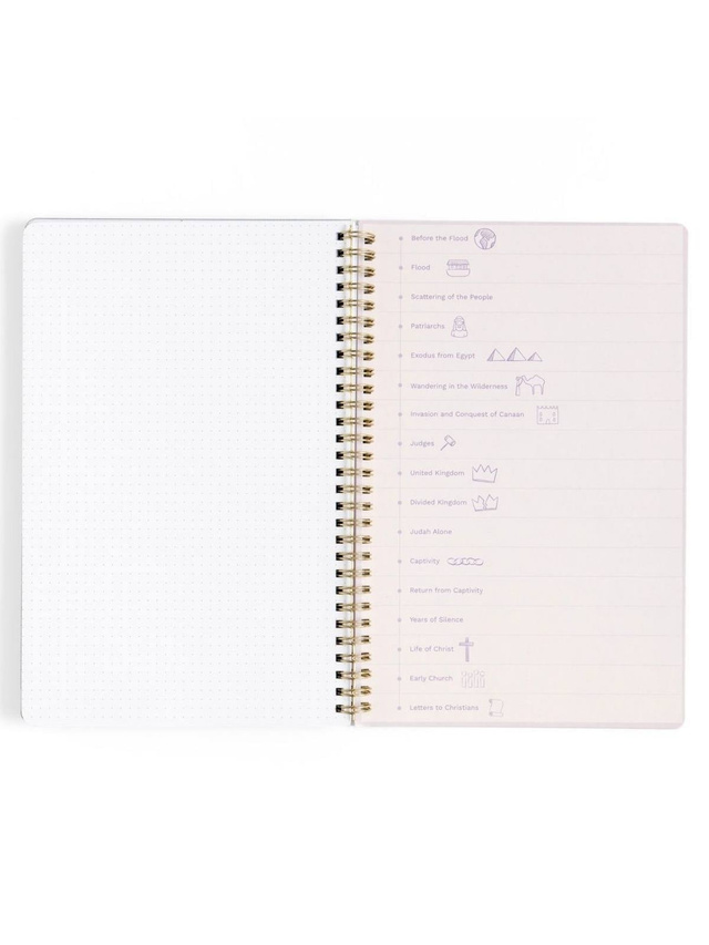 Lilac Bible Study Spiral Notebook with Reference Maps, 9 of 9