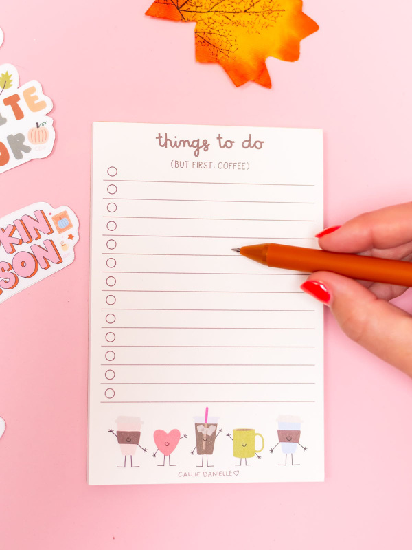 But First Coffee To Do 4×6 Notepad, 3 of 5