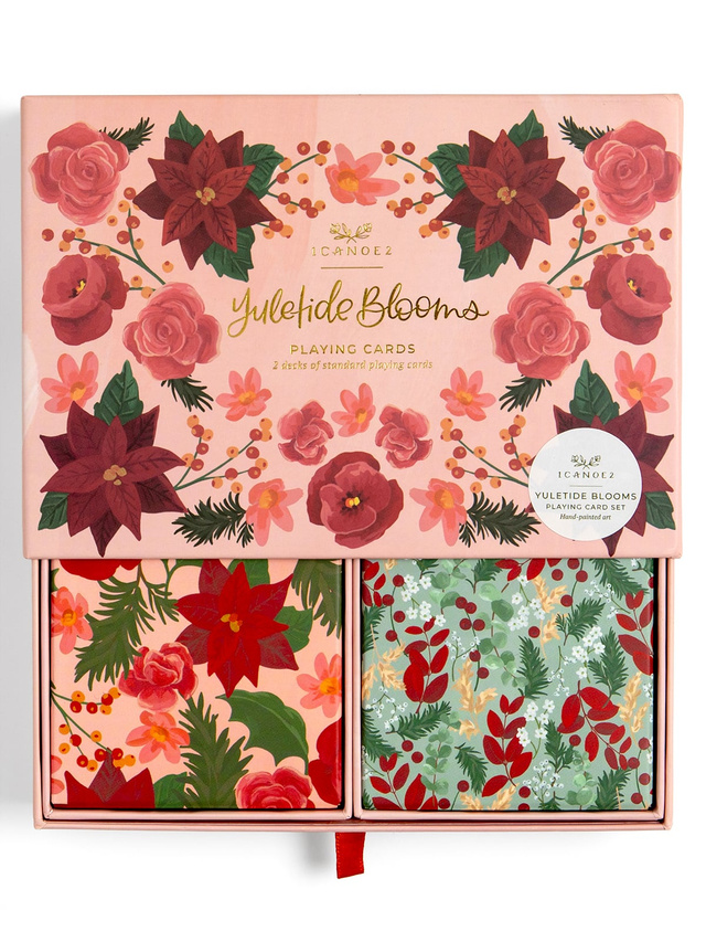Yuletide Blooms Holiday Set of 2 Playing Cards Decks, 2 of 5