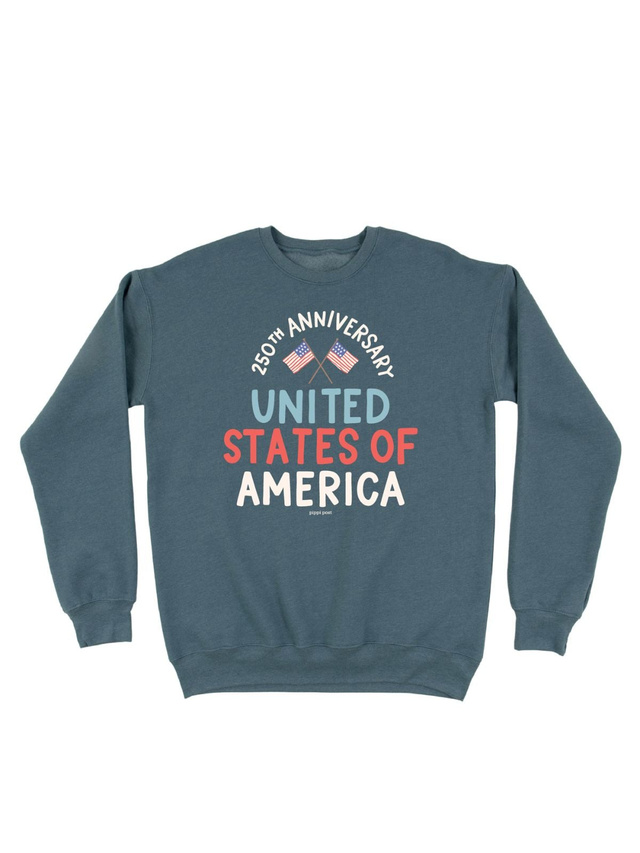 United States of America 250th Anniversary Sweatshirt - Heather Slate, 4 of 4