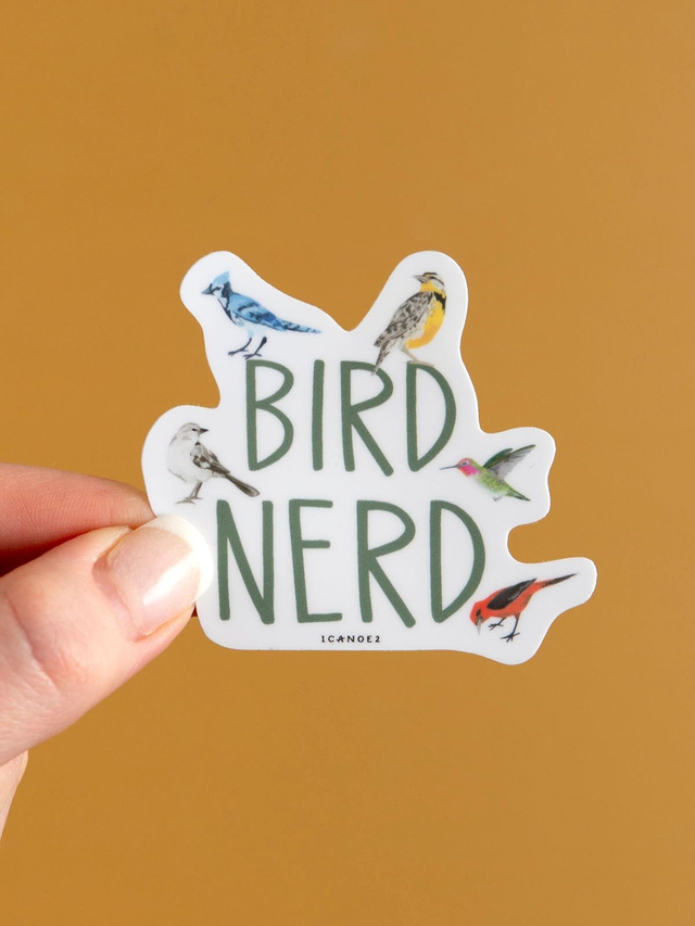 Bird Nerd Decal Sticker, 1 of 4