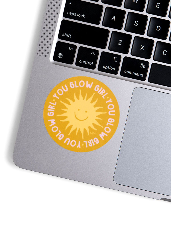 You Glow Girl Sunshine Decal Sticker, 2 of 4