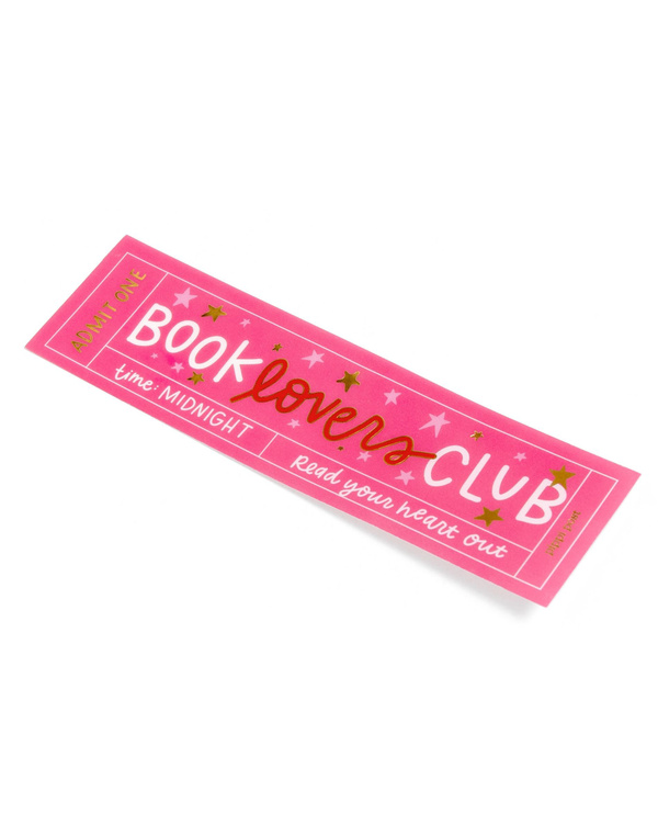 Book Lovers Club Transparent Bookmark, 3 of 3