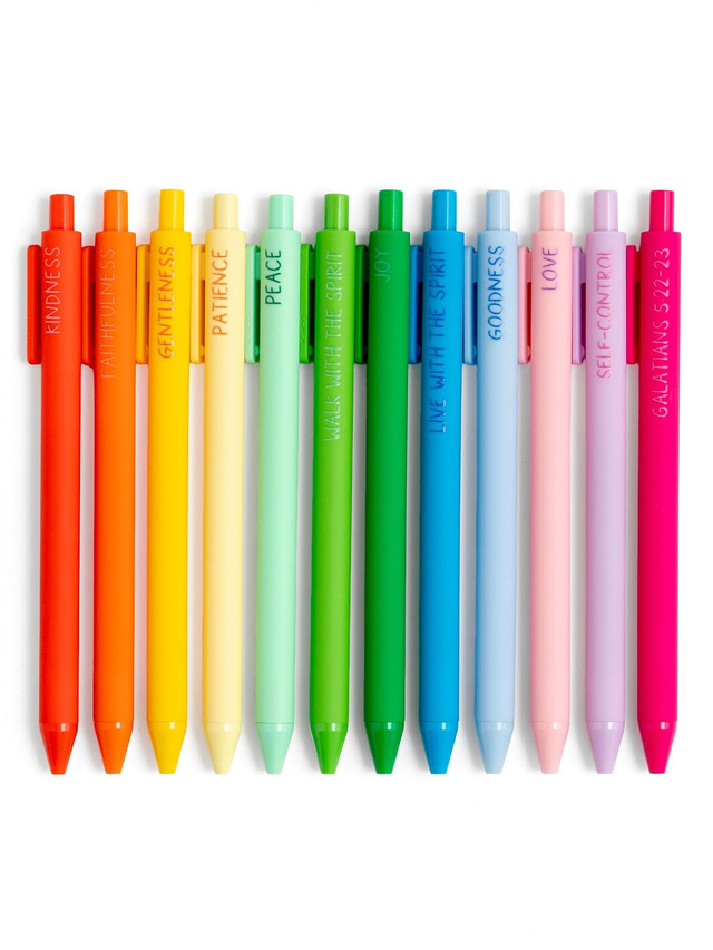 Fruits of the Spirit Faith-Inspired Pen Set of 12, 2 of 5