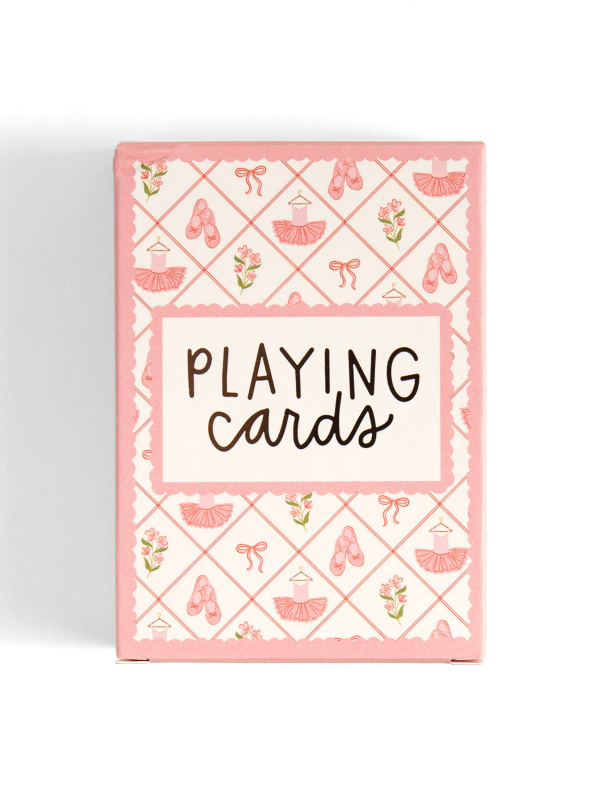 Ballet Florals & Bows - Deck of Playing Cards, 4 of 6