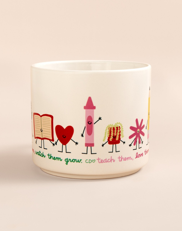 Teach Them Love Them Watch Them Grow Ceramic Mug - Cream, 5 of 7