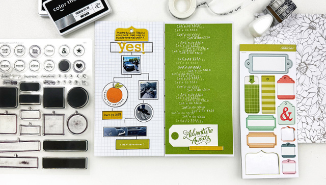 Stamp Set : 6×8 In Review, 8 of 8