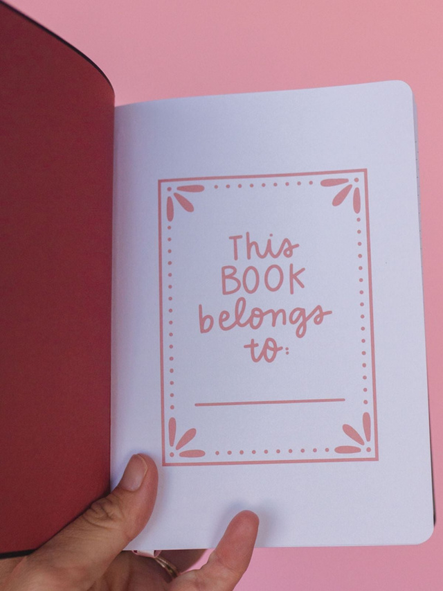 Red Mushrooms 5×7 Lined Softcover Book Journal, 2 of 6