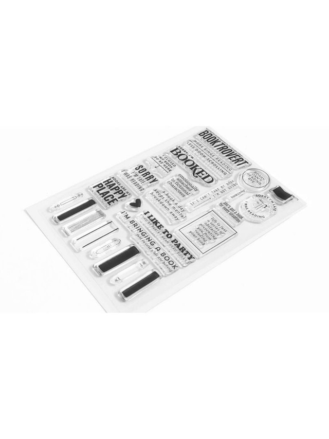 Stamp Set : 4×6 Booktrovert by Goldenwood Co, 2 of 3