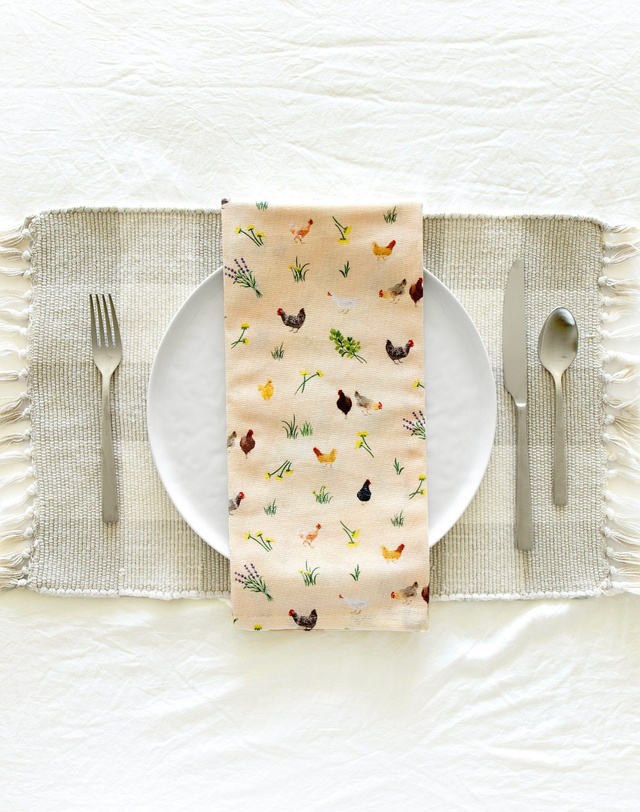 Chicken Meadows Kitchen Towel, 3 of 5