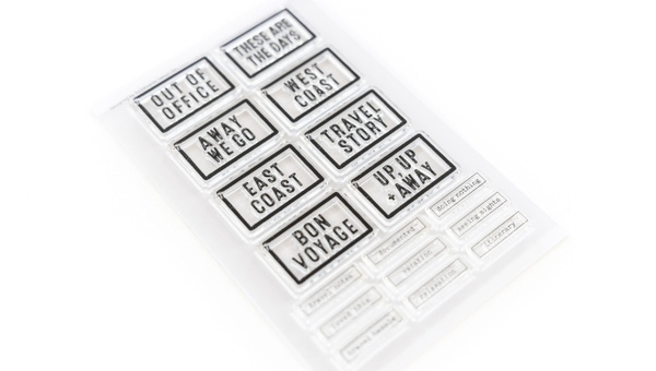 Stamp Set : 4×6 Out of Office, 2 of 2