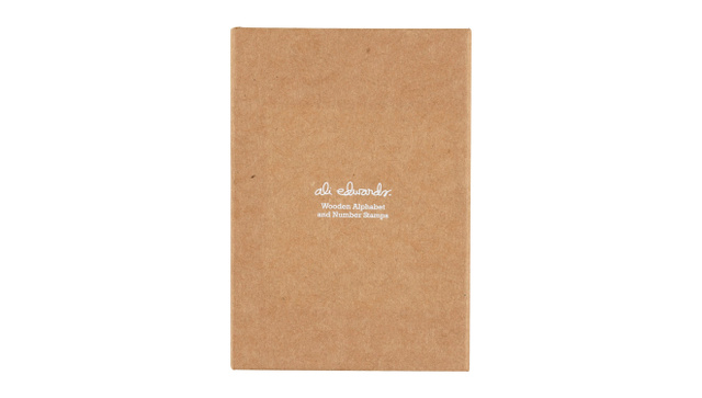 Alpha Wooden Block Stamp Set, 2 of 3