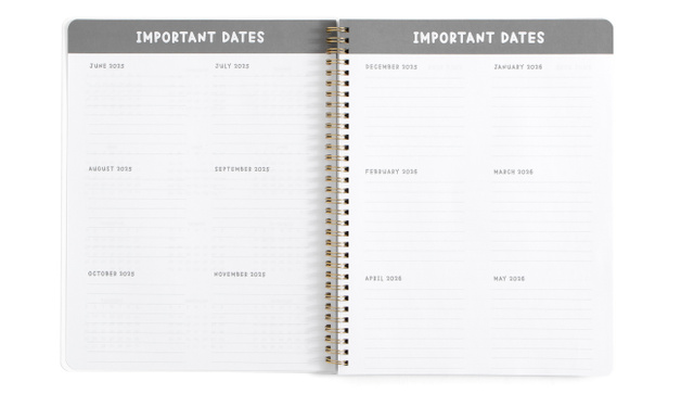 Happy Days Ahead- 8.5×11" Weekly/Monthly Planner, 10 of 10