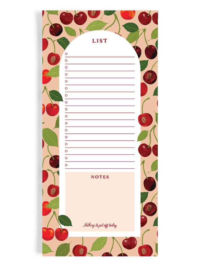 Cherry Grove 4×8.5 Market List Notepad, 1 of 2