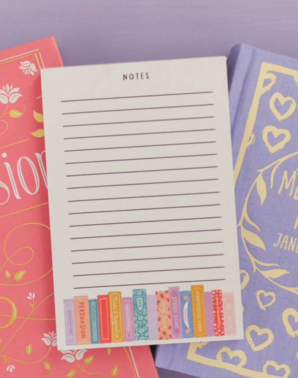 Jane Austen Books Notepad, 4 of 6