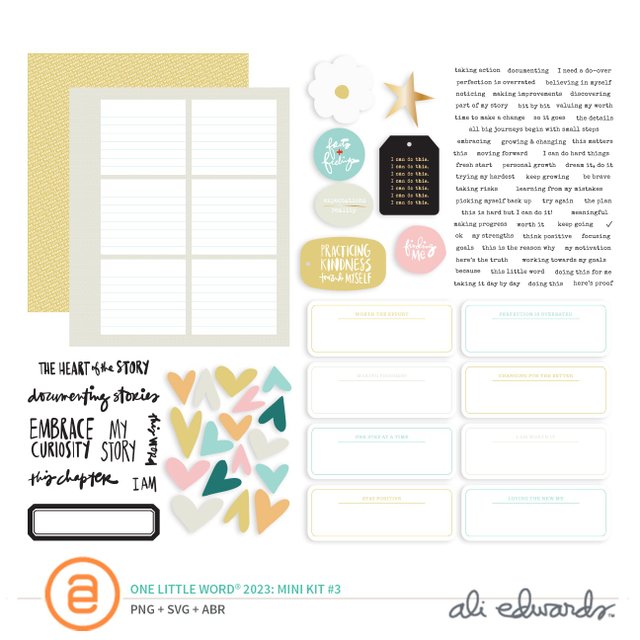 One Little Word® 2023 Digital Mini Kit #3, 1 of 1