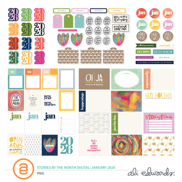 Stories By The Month™ Digital Kit January 2026, 1 of 1