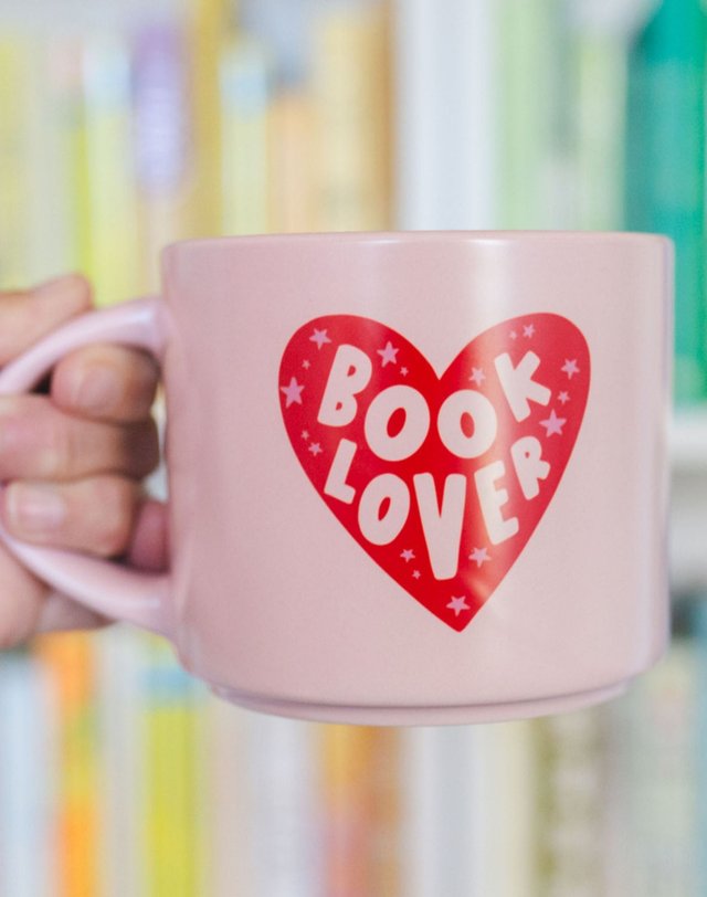 Book Lover Large Ceramic Mug , 1 of 3