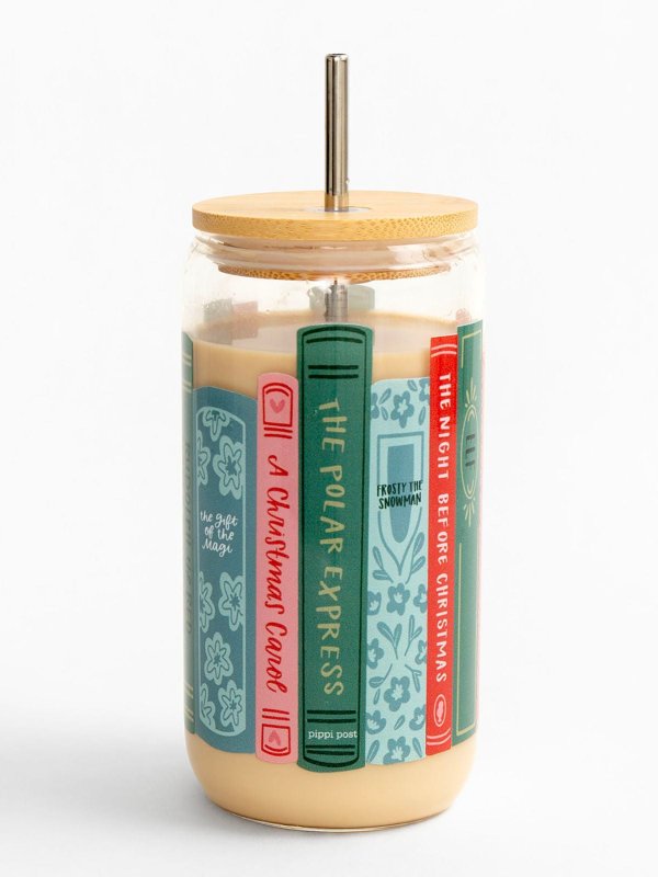 Holiday Books Glass Can, 3 of 6