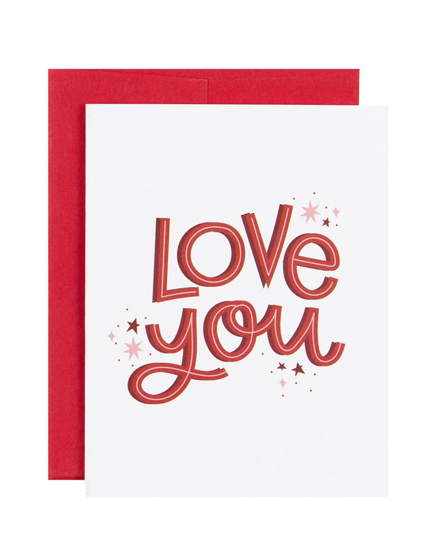 Love You Greeting Card , 1 of 1