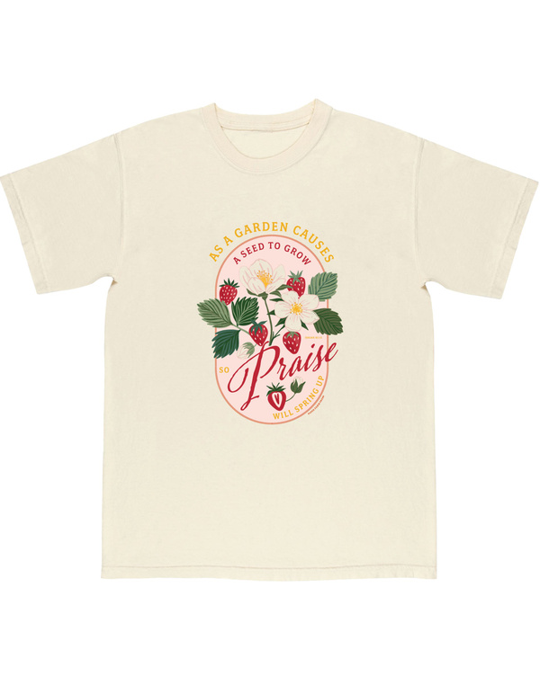 Strawberry Faith Tee - Ivory, 4 of 4