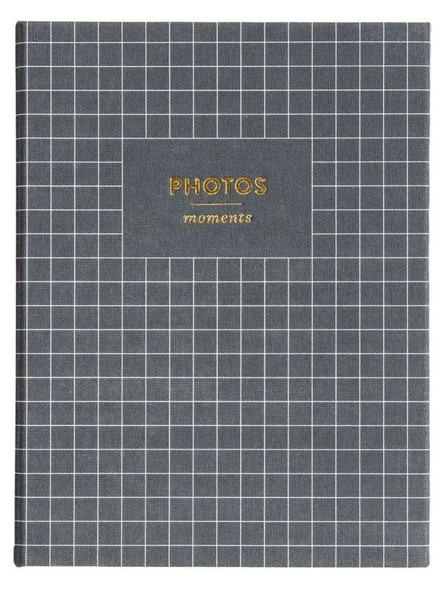 Moments 4×6 Charcoal Grid Photo Album, 1 of 2