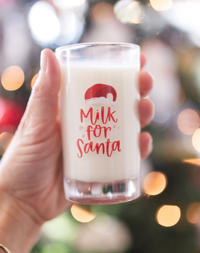 Milk For Santa Mini Juice Glass, 2 of 5