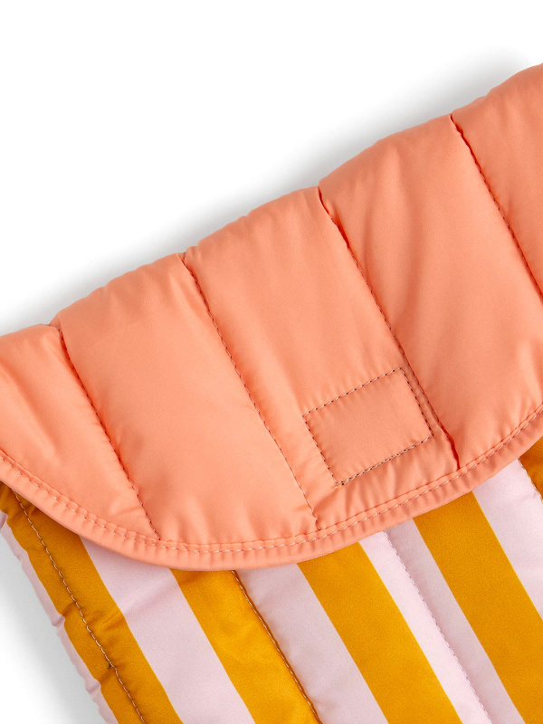 Orange Stripes Color Block Laptop Sleeve, 2 of 4