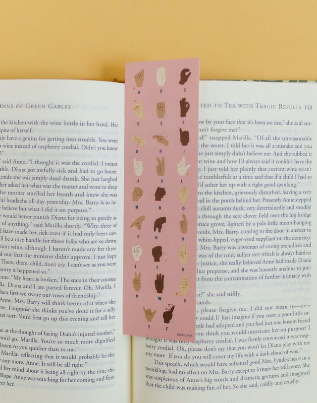 Sign Language Bookmark Set, 4 of 6