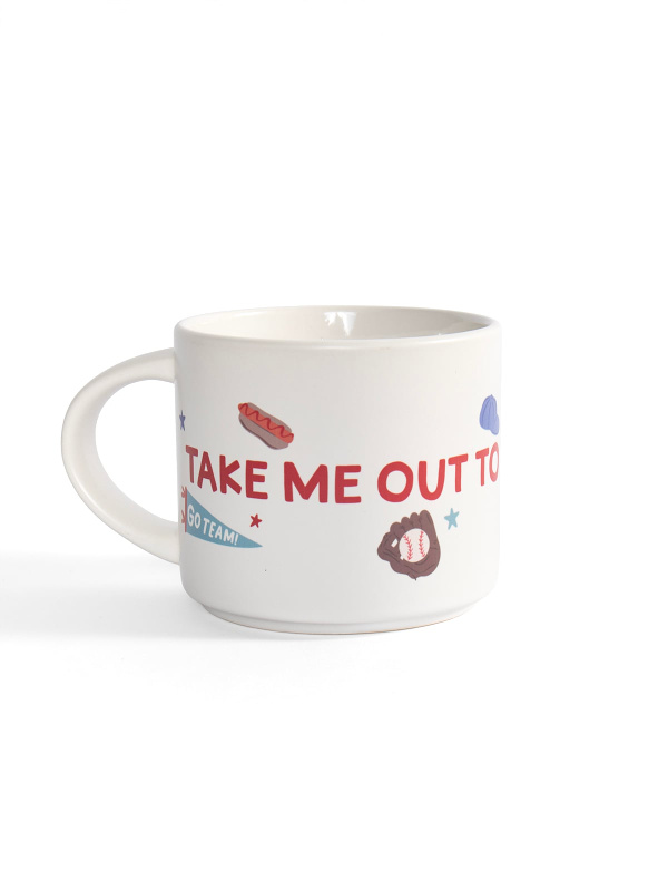 Take Me Out To The Ballgame Large Ceramic Mug, 3 of 6