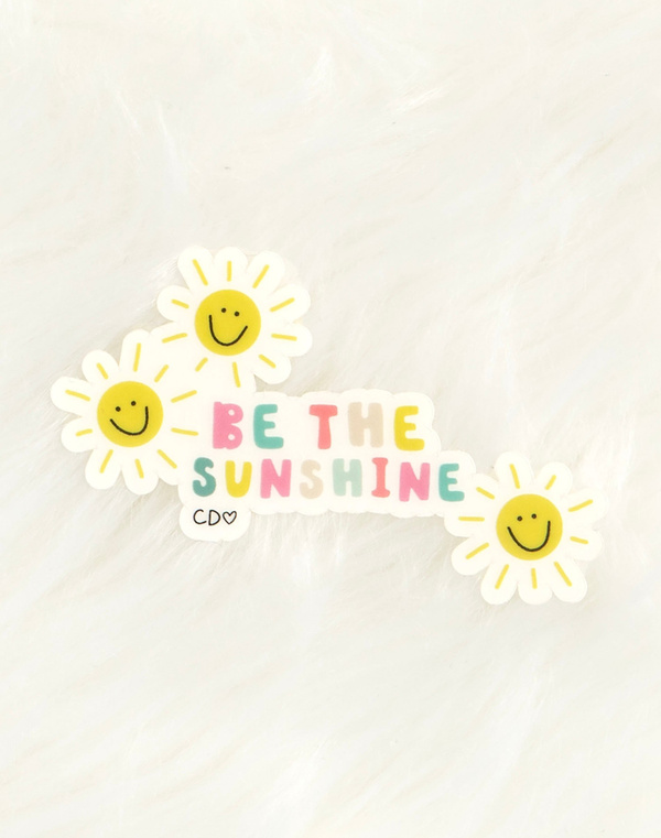 Be The Sunshine Clear Decal Sticker, 2 of 4