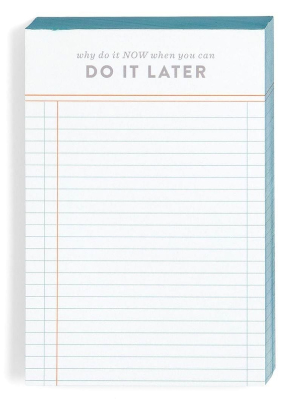 Do It Later 4×6 Notepad, 1 of 3