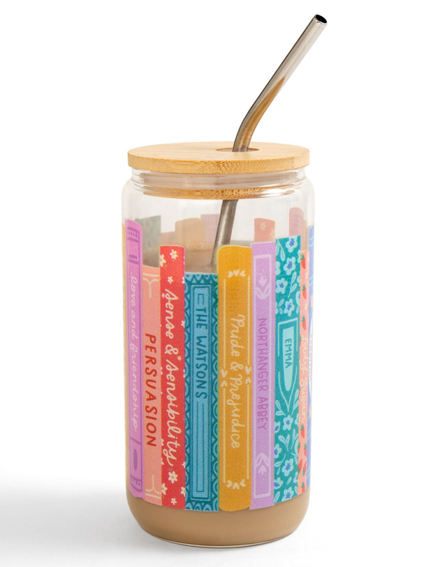 Jane Austen Books Glass Can, 5 of 5