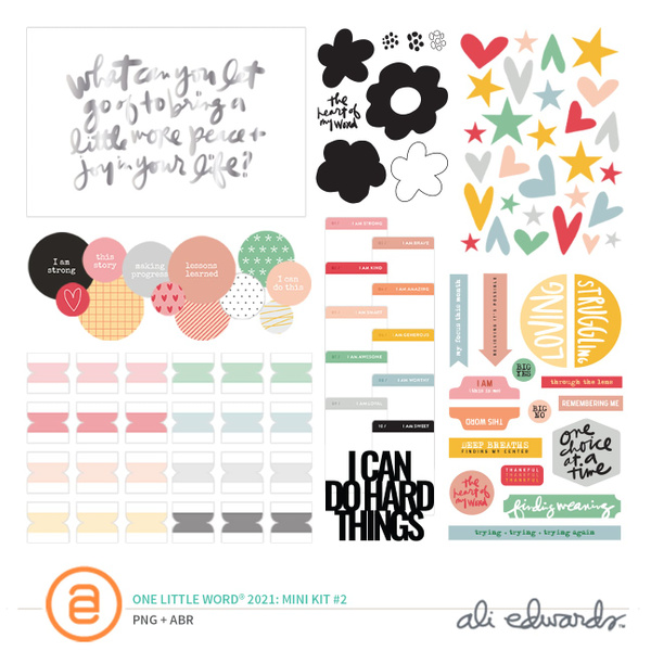 One Little Word® 2021 Digital Mini Kit #2, 1 of 1