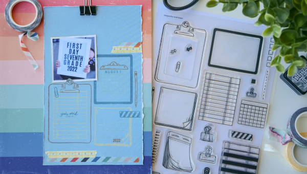 Stamp Set : 6×8 Clipboards and Charts, 5 of 6