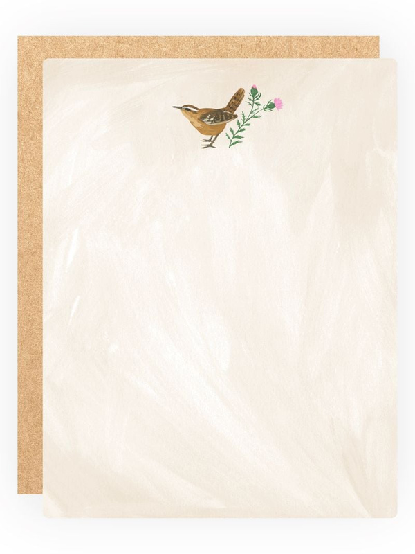 Feathered Friends Birds & Florals Flat Note Set, 3 of 8