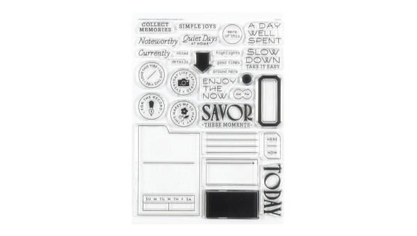 Stamp Set : 6×8 Savor The Moments, 1 of 7