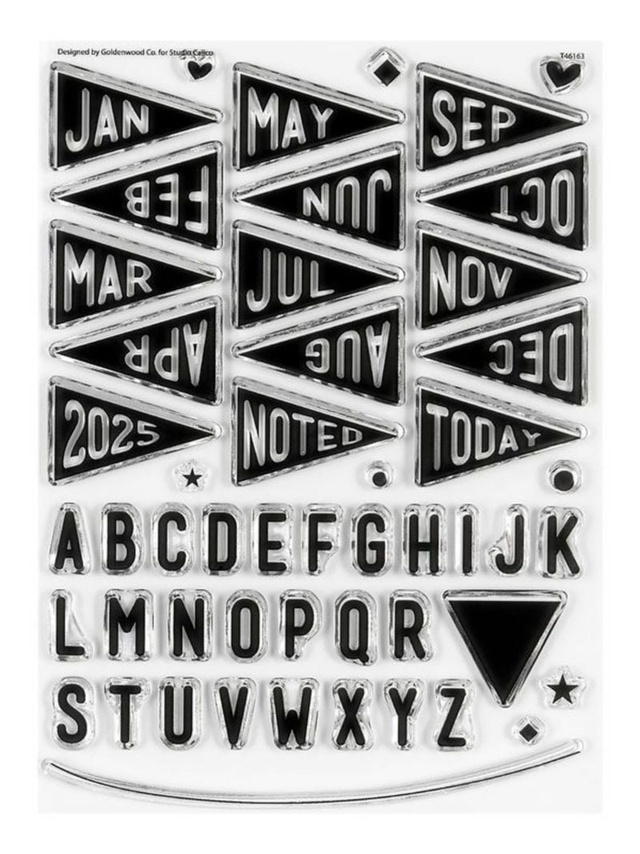 Stamp Set : 6×8 Banner Year, 1 of 4