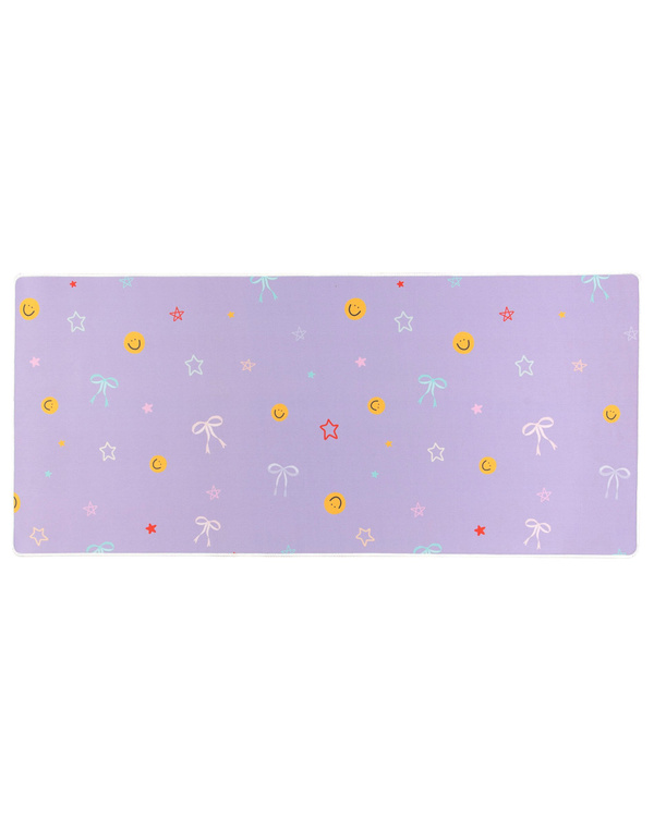 Smiley Faces & Coquette Bows Large Desk Mat, 1 of 4