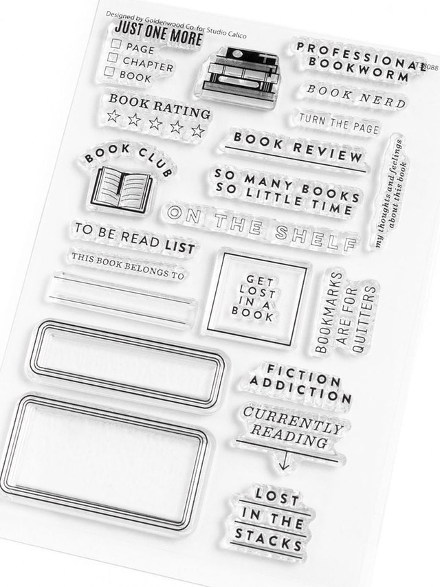Stamp Set : 4×6 Book Club by Goldenwood Co, 2 of 3