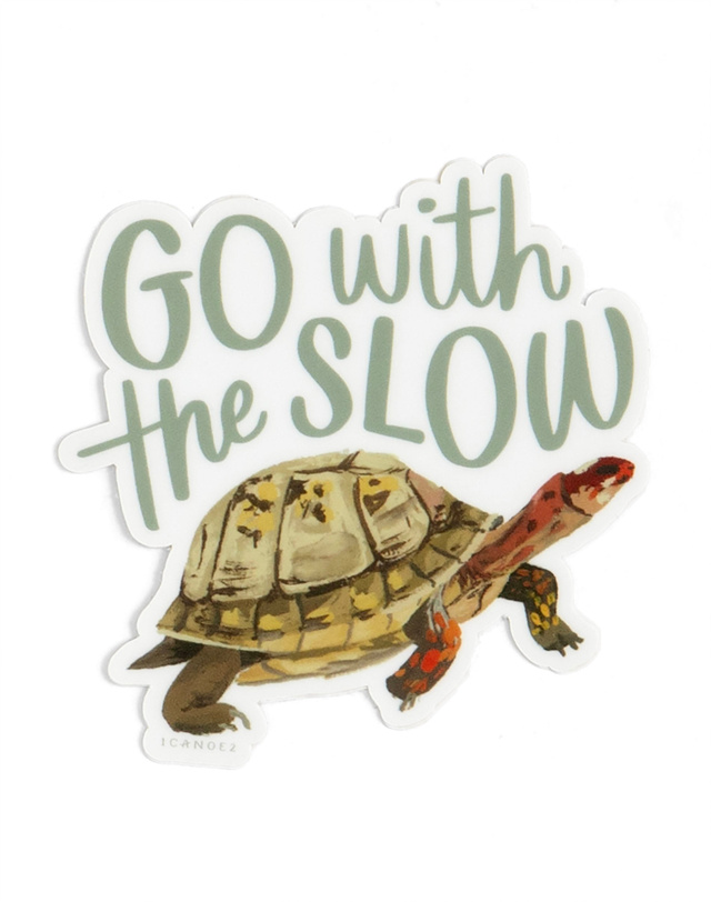 Go With The Slow Decal Sticker, 3 of 3