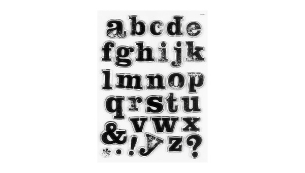 Alphas Are Awesome #7 6×8 Stamp Set, 1 of 2